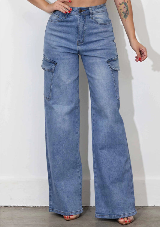 Cargo Wide Jeans