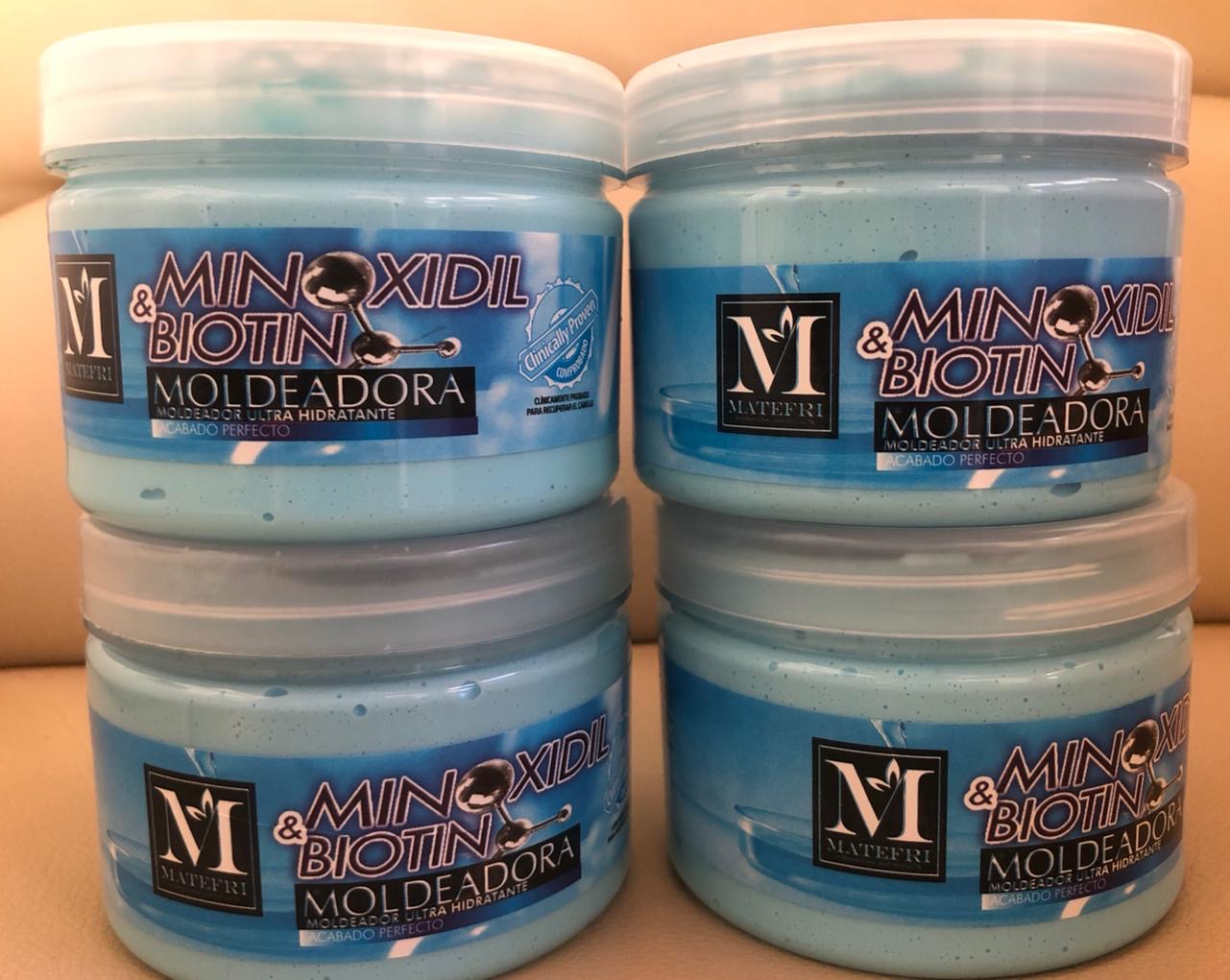 Moldeadora Minoxidil y Biotin