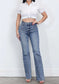 High-Rise Straight Jeans